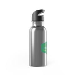 Outdoor Adventure Stainless Steel Water Bottle with Straw — 'Life Outdoors' 20oz