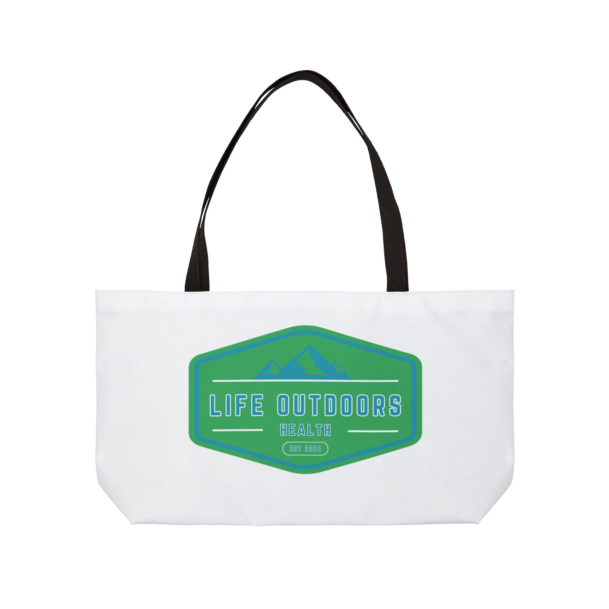 Weekender Tote Bag - Life Outdoors Mountain Adventure Canvas Travel Tote