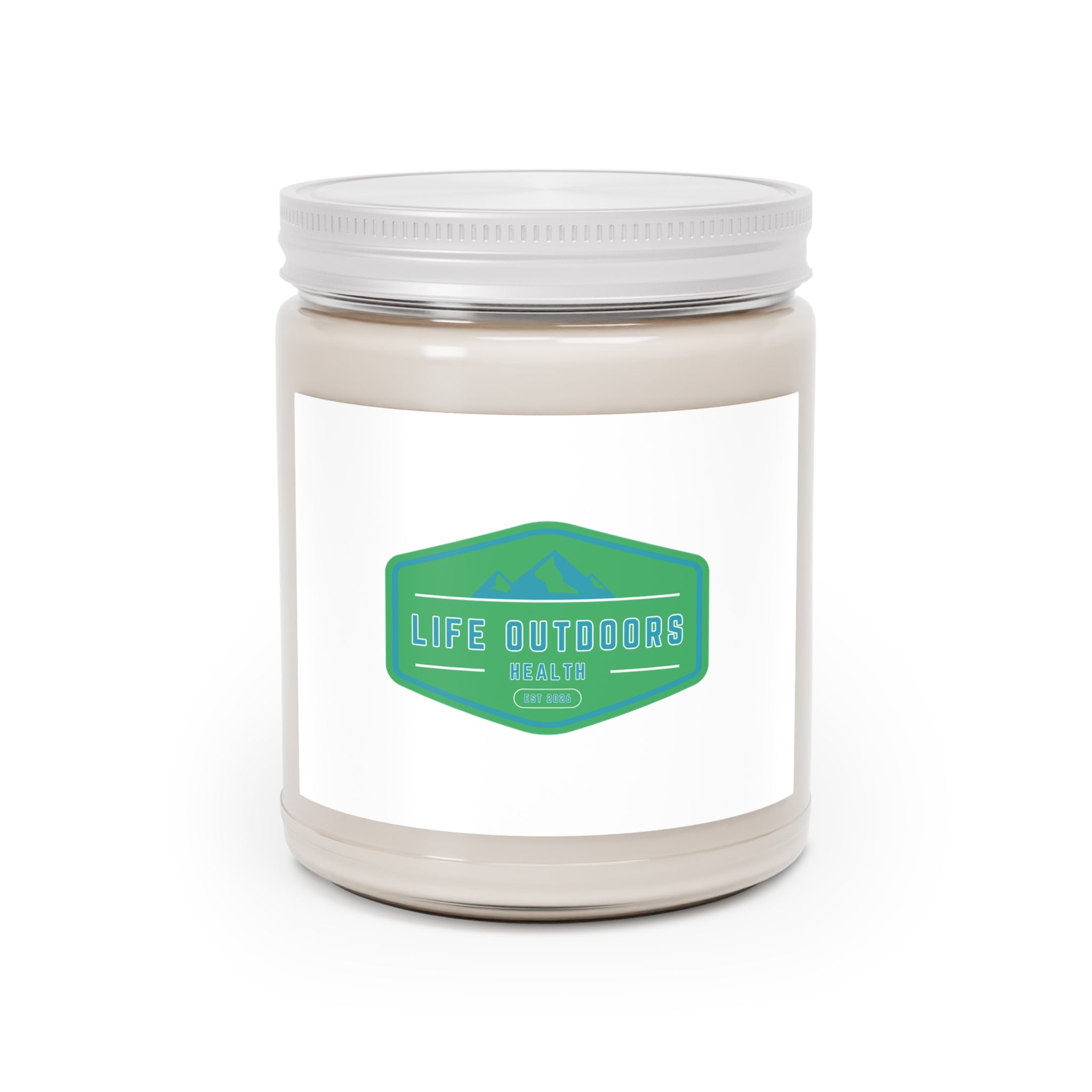 Life Outdoors Scented Soy Candle — 9oz Jar with White Lid