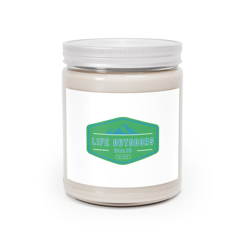 Life Outdoors Scented Soy Candle — 9oz Jar with White Lid