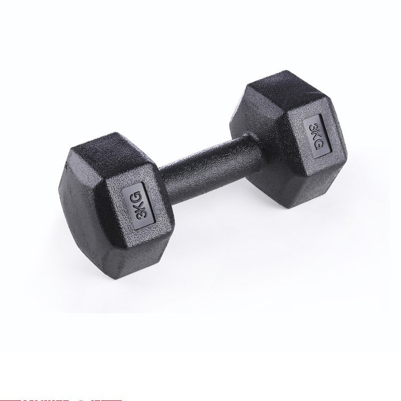 Rubberized Dumbbells for Arm Muscle Training Fitness