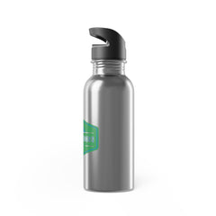 Outdoor Adventure Stainless Steel Water Bottle with Straw — 'Life Outdoors' 20oz