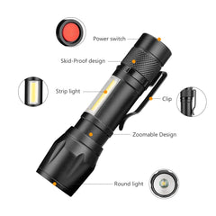 LED Waterproof Super Bright Emergency Flashlight Torch