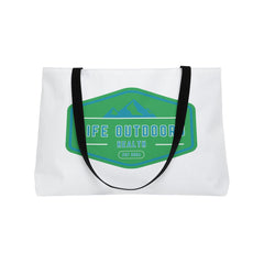 Weekender Tote Bag - Life Outdoors Mountain Adventure Canvas Travel Tote