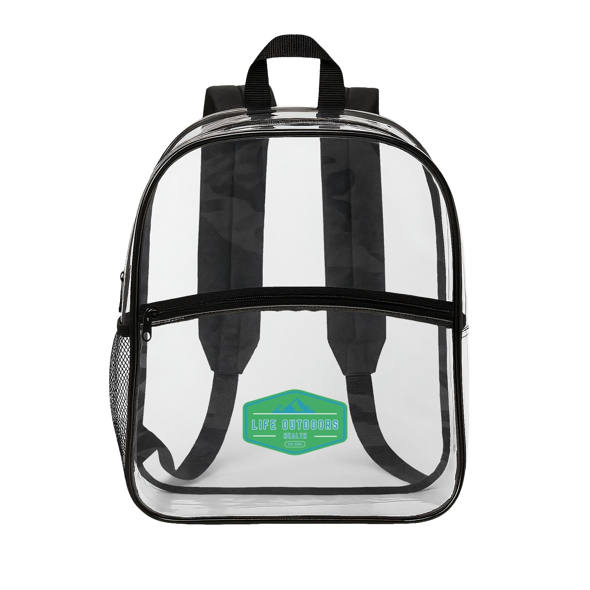 Clear Backpack – Transparent Stadium & School Bag, TSA-Friendly See-Through Design