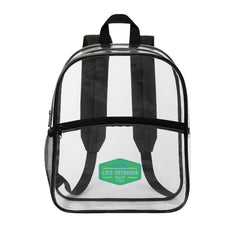 Clear Backpack – Transparent Stadium & School Bag, TSA-Friendly See-Through Design