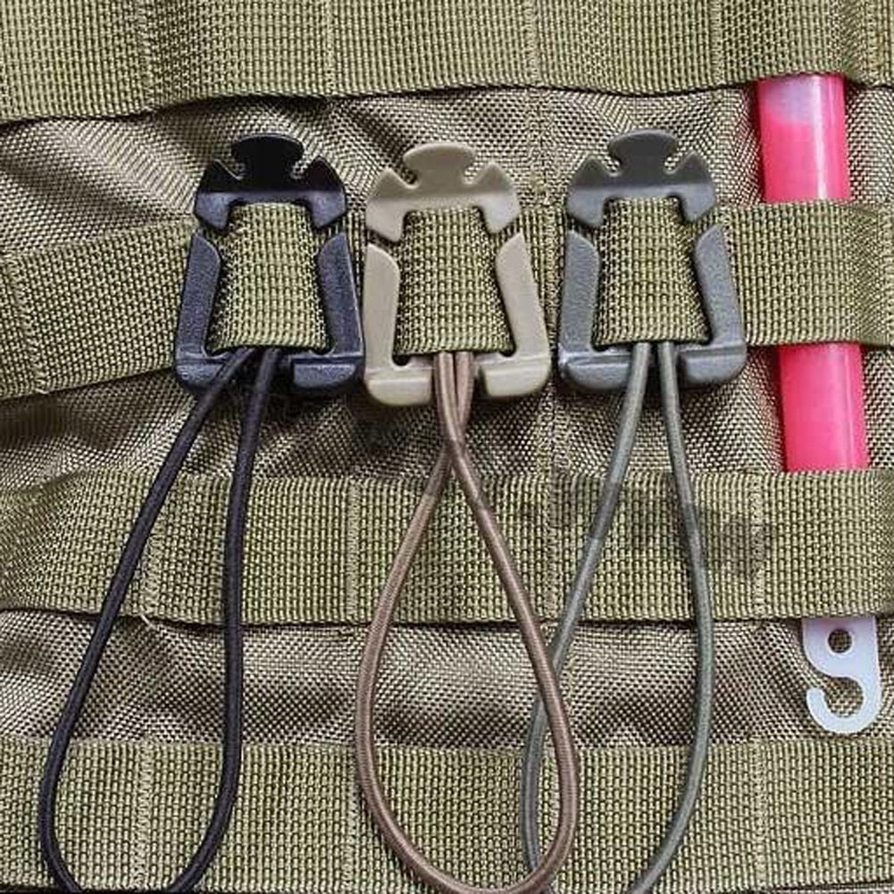 Molle Backpack Carabiner Clips Outdoor Camping Hook Set