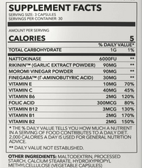 Nattokinase Blend 6,000 FU Cardiovascular Support Capsules