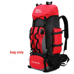 90L Waterproof Hiking Camping Rucksack Large Travel Backpack