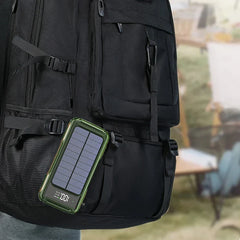 200000mAh Solar Power Bank with Fast Charging & LED Light