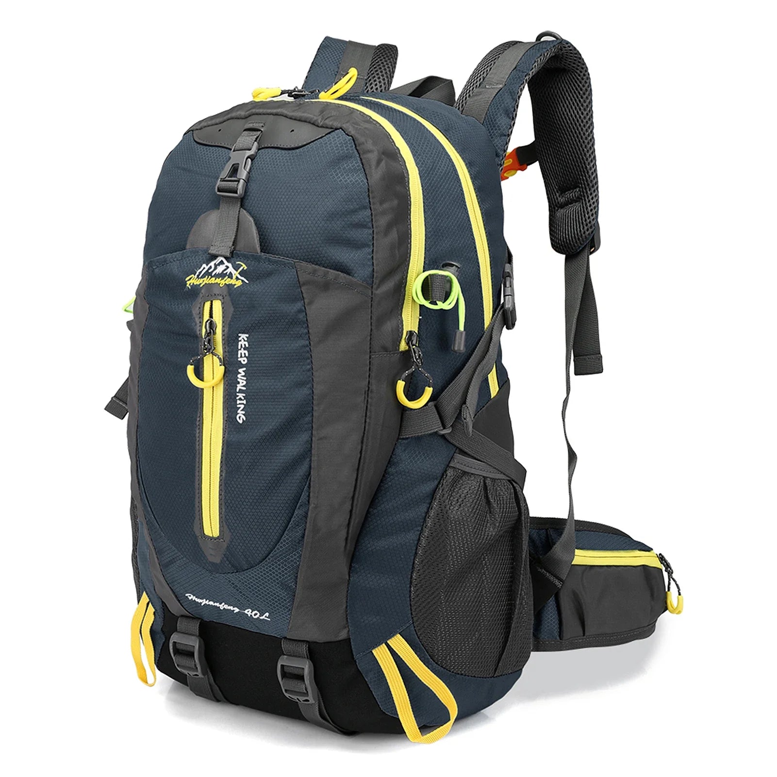 40L Water-Resistant Hiking & Camping Travel Backpack