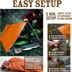 2 Person Waterproof Emergency Camping Travel Tent
