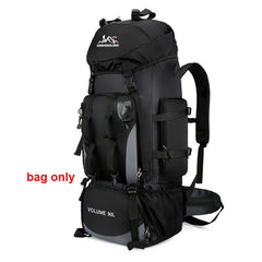 90L Waterproof Hiking Camping Rucksack Large Travel Backpack