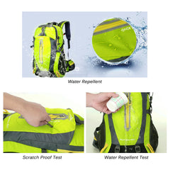 40L Water-Resistant Hiking & Camping Travel Backpack