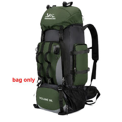 90L Waterproof Hiking Camping Rucksack Large Travel Backpack