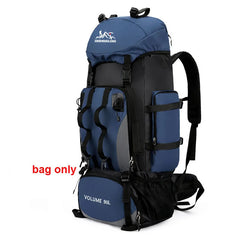 90L Waterproof Hiking Camping Rucksack Large Travel Backpack