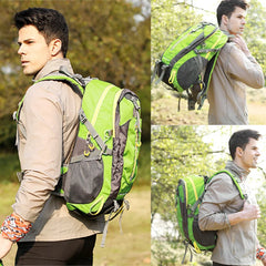 40L Water-Resistant Hiking & Camping Travel Backpack