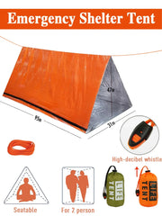 2 Person Waterproof Emergency Camping Travel Tent