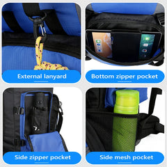 90L Waterproof Hiking Camping Rucksack Large Travel Backpack