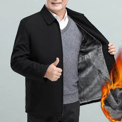Luxury Men’s Warm Fleece Windproof Waterproof Winter Jacket
