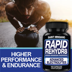 Rapid Rehydr8 Electrolyte Muscle Recovery Supplement Capsules