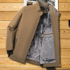 Luxury Men’s Warm Fleece Windproof Waterproof Winter Jacket