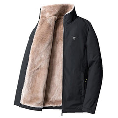 Men’s Thick Fleece Windproof Winter Outdoor Jacket