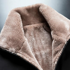 Men’s Thick Fleece Windproof Winter Outdoor Jacket
