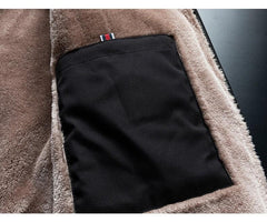 Men’s Thick Fleece Windproof Winter Outdoor Jacket