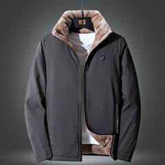 Men’s Thick Fleece Windproof Winter Outdoor Jacket